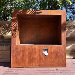 Custom Corten Pit Fabrication