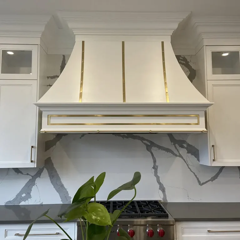 Custom Metal Trims Straps and Rivets for Range Hoods