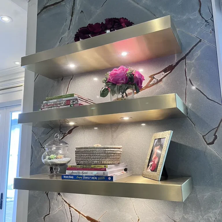 custom metal shelves