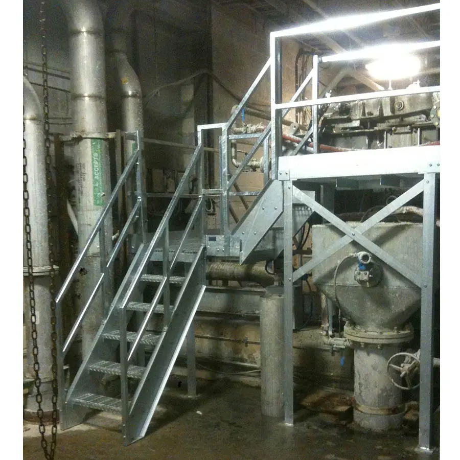 custom industrial metal work platform