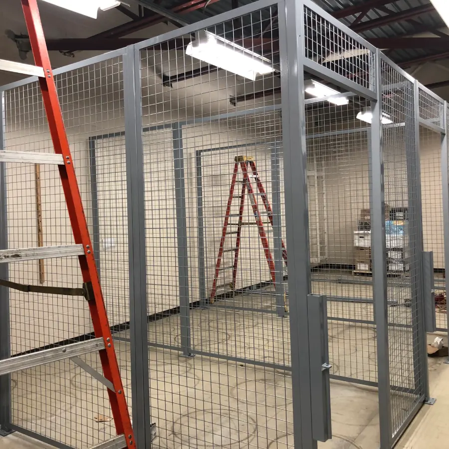 custom metal security cage panels