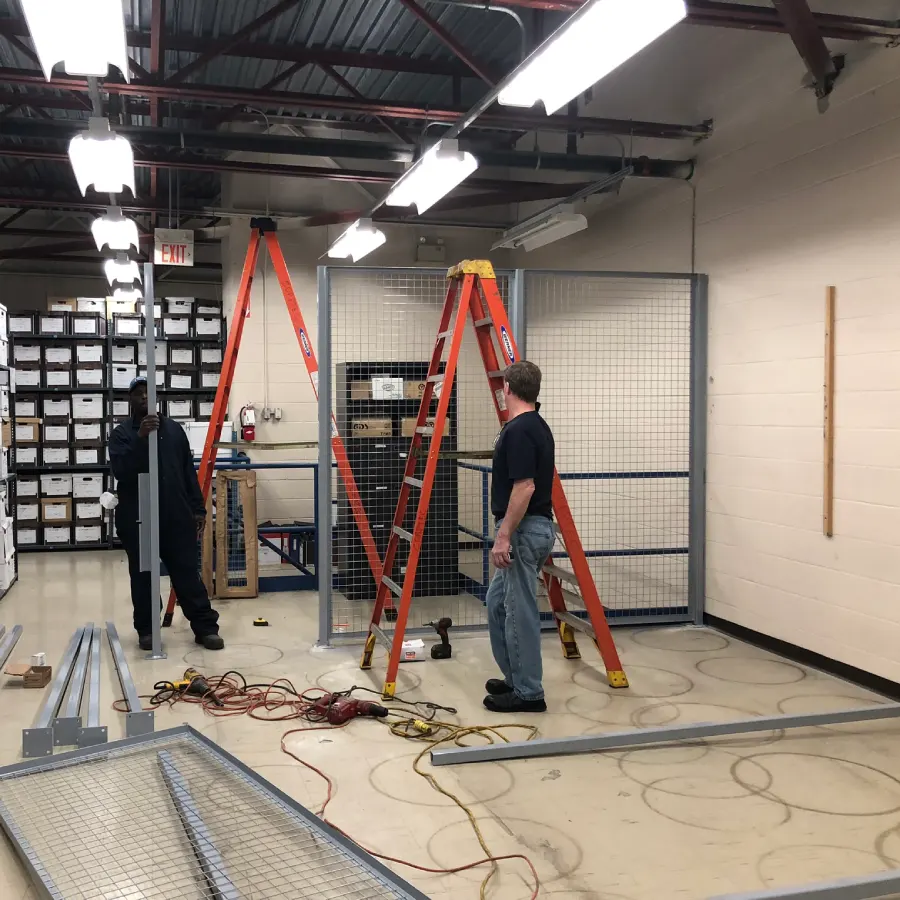 custom security cage installation in Toronto