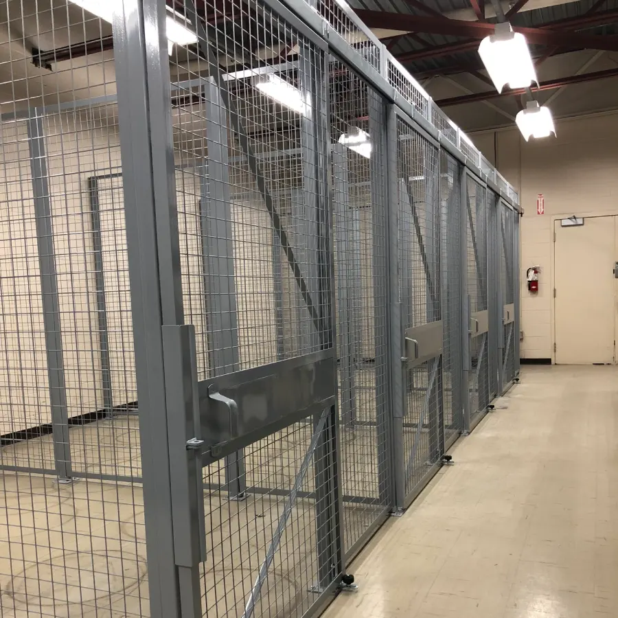 wire security cage metal fabricators