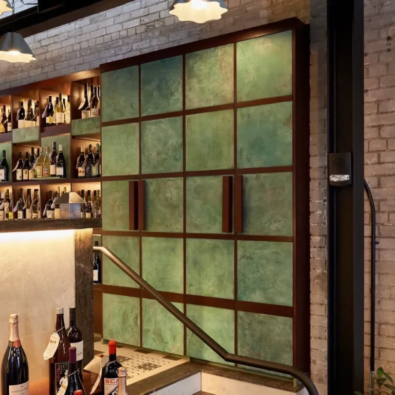 Custom Copper Patina Doors