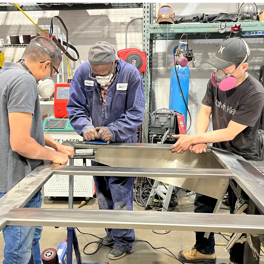 industrial exhaust hood fabrication