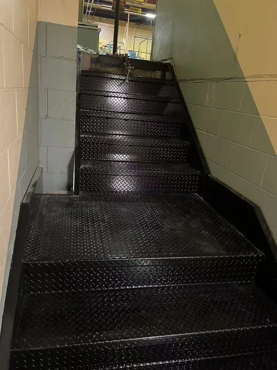 custom metal stair fabrication