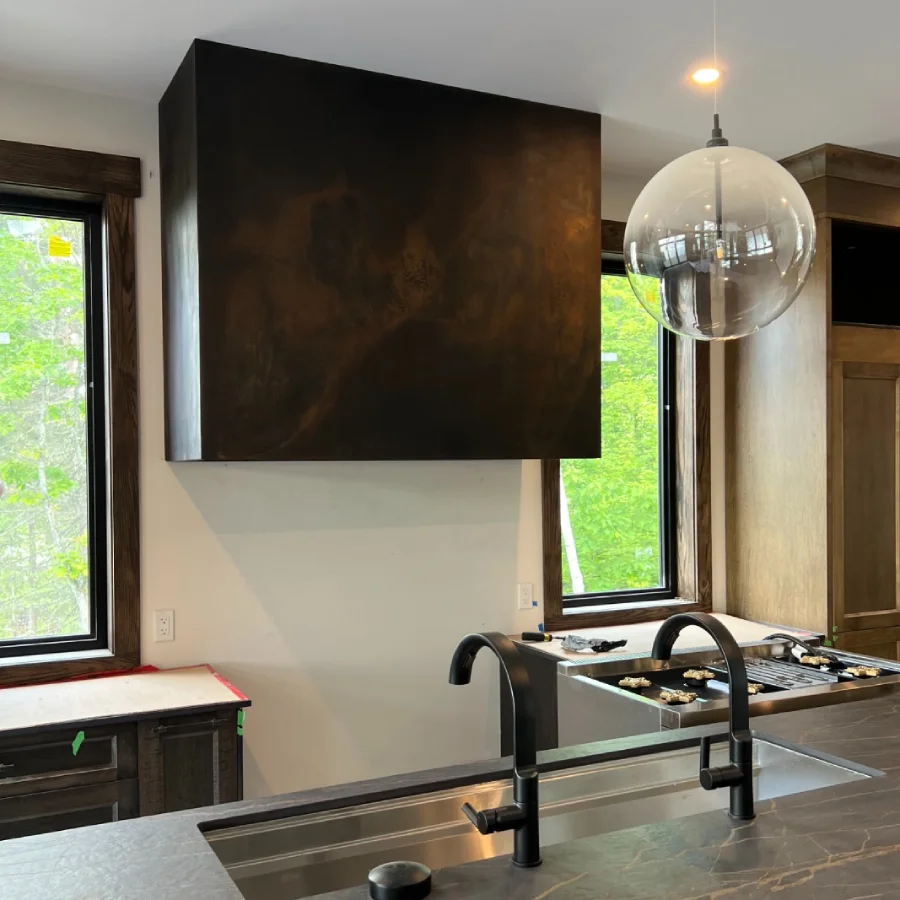 custom box range hoods