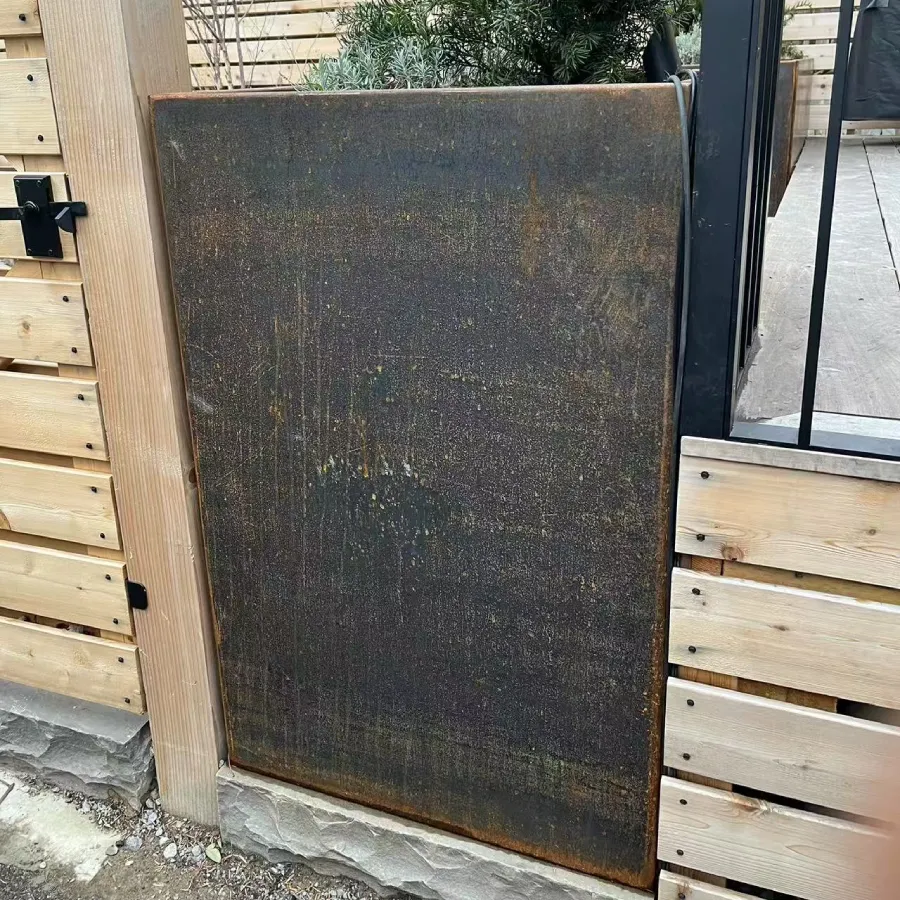 garden corten steel planter