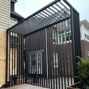 custom metal slats divider